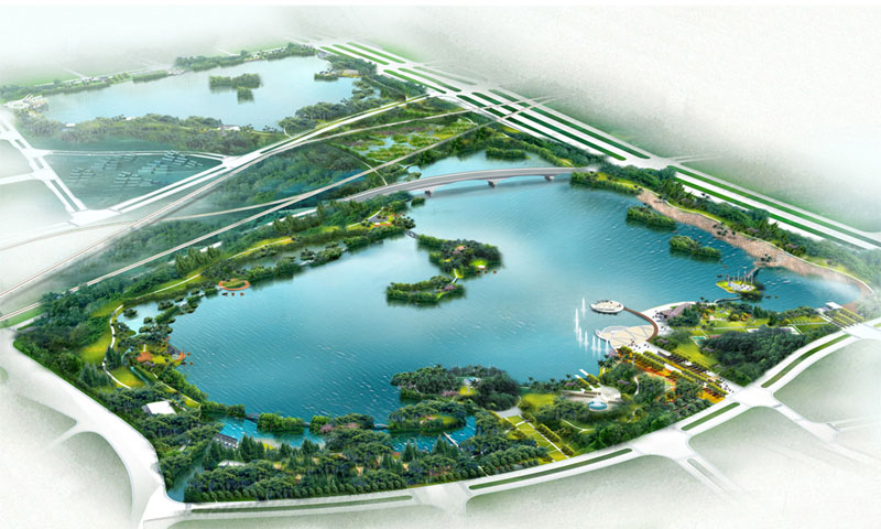 广州白云湖景观设计